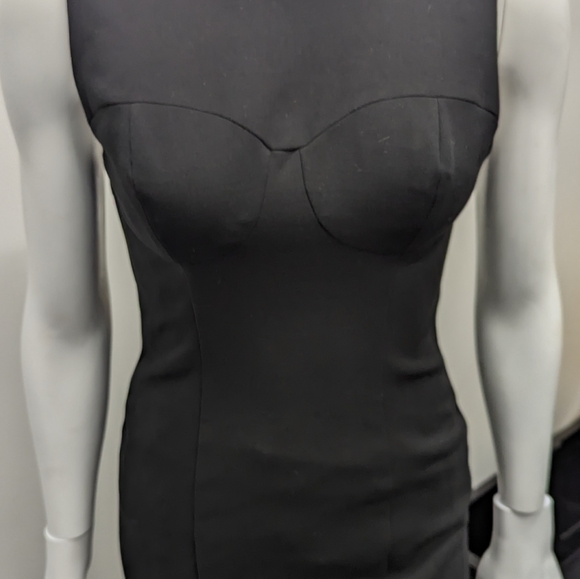 Black Halo Walker Black Sheath Dress NEW - Picture 3 of 5